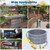 36 Feet 1/2-Inch ID Natural Gas Hose with Quick Connect Fitting for weber, charbroi, Grill, Pizza Oven, Patio Heater and More NG Appliance, Propane to Natural Gas Conversion Kit - CSA Certified