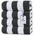 DAN RIVER Premium Stripe Cabana Bath Towels Pack of 4 – 30 by 60 Inches – Oversized Towels is Perfect for Beach, Pool, Bathroom and Everyday Comfort & Specially Travel Use - Grey