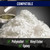 1/2" Chopped Glass Fiber Strands - 3 Pound 100% E-Glass Fiber - High Quality Fiberglass Fiber for Filler Reinforcement - Compatible with Epoxy, Vinyl Ester, and Polyester Resin System
