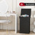 Function Home Trash Can Cabinet, 13 Gallon Kitchen Garbage Can, Wood Recycling Trash Bin, Freestanding Dog Proof Trash Can, Farmhouse Trash Cabinet with Lid for Home Kitchen Bathroom, Black