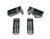 CTW Chrome Plastic A/C Vent Kit. Compatible with Kenworth 2001 and Older Trucks, Replacement Part