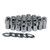 Cragar Standard Mag Lug Nut 7/16"-20 with Offset Washer Chrome Finish Set of 20 Pcs