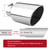 LCGP Exhaust Tip 5" Inlet 8" Outlet 15" Long Rolled End Angle Cut Bolt On Polished Exhaust Tail Pipe LCGP Exhaust Tip 5" Inlet 8" Outlet 15" Long Rolled End Angle Cut Bolt On Polished Exhaust Tail Pipe
