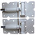 Vinyl Gate Hinges White - for Vinyl, PVC or Plastic Fencing. Vinyl Fence Gate Hinges w/Mounting Hardware