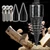 Lehelife 6pcs Firewood Log Splitter Drill Bit Removable Cones Wood Splitter Drill Bits Household Electric Split Cone Drill Woodworking 32-42mm for Hand
