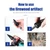 Lehelife 6pcs Firewood Log Splitter Drill Bit Removable Cones Wood Splitter Drill Bits Household Electric Split Cone Drill Woodworking 32-42mm for Hand