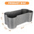 Lukeline Large Dog Toy Basket, Bone Shape Dog Toy Storage Box, Foldable Fabric Storage Bin for Pet toys and Pet Supplies, 26.4 * 12.6 * 9.5 Inches (2 Pack-Grey) Lukeline Large Dog Toy Basket, Bone Shape Dog Toy Storage Box, Foldable Fabric Storage Bin for Pet toys and Pet Supplies, 26.4 * 12.6 * 9.5 Inches (2 Pack-Grey)