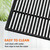 GGC 18 1/4 Inch Grid Grate Replacement for Charbroil, Coleman, Kenmore, Master Forge, Thermos, Uniflame, Master Forge and Others, 2 PCS Porcelain Coated Cast Iron Cooking Grid (18 1/4 x 13 1/8)