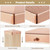 6 Pcs 3.5" x 3.5" Solid Copper Post Cap Fence Post Caps Pyramid Decking Caps with Screw for True/Actual Metal Wood Cedar Fence Deck Corridors Mailbox Posts End Cover