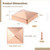 6 Pcs 3.5" x 3.5" Solid Copper Post Cap Fence Post Caps Pyramid Decking Caps with Screw for True/Actual Metal Wood Cedar Fence Deck Corridors Mailbox Posts End Cover