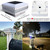 FVTLED Solar Outdoor Post Cap Lights, 52 LEDs High Brightness 6000K White, IP65 Waterproof Fence Post Lights Fits 4x4 5x5 6x6 Wooden Posts, for Fence Deck Patio Garden Yard (White, 4 Pack)