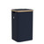 LONBET Laundry Basket with Lid, Made from Breathable Fabric | Aesthetic Clothes Hampers for Laundry with Side Handles & Sturdy Bamboo Frame (26 Gallons - Single, Blue)