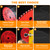 HK 9" x36 Teeth Carbide Tipped Blades & 3 Teeth Brush Cutter Blade, Weed Eater Blades Metal with Universal Adapter Kit, for 1" (20 mm or 25.4 mm Arbor), Compatible with Husqvarna, Stihl, Fsx, and More