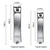 Stainless Steel Nail Clippers - Professional Nail Clippers