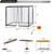 10x10 Mosquito Netting for Patio Canopy Tent/Pop Up Canopy Tent,Double Door Side Screen Easy Installation Black（Only Mosquito Net No Frame） (Around 10x10FT)