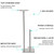 FEILERN Toilet Paper Holder Stand for Bathroom Floor Standing Toilet Roll Dispenser Storages 4 Reserve Rolls, with Top Storage Shelf for Cell Phones, Wipe, Wallet and More(Brush Nickel)
