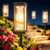 ELECLINK Solar Pathway Lights Outdoor, 8 Pack Upgraded Solar Lights Outdoor Waterproof, Bright Up to 15 Hrs Auto On/Off Garden Light for Yard Patio Lawn Path Walkway Driveway Outside Decor