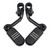 TCMT 1-1/4" 1.25" 32mm Black Long Angled Highway Engine Guard Foot Pegs Kit Fits For Harley Touring Road King Street Glide Road Glide Electra Glide Softail Sportster Dyna with 1.25" Engine Guards