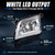 RANSOTO LED Fog Lights Kit Compatible with Chevrolet Silverado 1500 2019-2022 New Body/LTD, 2500HD 3500HD 2020-2023, Front Bumper Fog Lamps Pair Replaces 84509651 84509652