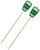Dr.meter Soil Moisture Meter, 2 Pack Long Probe Soil Tester Hygrometer for Houseplants - Plant Water Gauge Meter for Garden Lawn Farm Indoor & Outdoor Use, No Battery Needed, Gardening Gifts