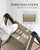 GameGem 2 Step Ladder, Folding Step Stool with Wider Pedal, Anti-Slip Feet & Non Slip Stripes, Aluminum Sturdy Material, 300Lbs Capacity, Elegant Look of Champagne Gold Better Matches Your Home