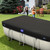 Holiwei 9x18 Ft Rectangular Pool Cover with Reflective Strips for Above Ground Pool, 420D Swimming Pool Cover for Rectangular or Oval Frame Pools, Solar Cover with Drawstring and Ground Nails