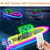 ROLiGHTiC Marine Submersible Boat LED Strip Lights, 50FT IP68 Waterproof Underwater Boat RGB Lights, Boat Deck Light, Under Boat Light for Night Fishing Pontoon Boats, RF/APP Control
