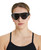 ARENA Unisex Adult The One Swim Mask Fitness Swimming Goggles for Men and Women Large Fit Polycarbonate Non-Mirror Lens, Clear/Blue