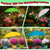 DHXGON 4 Pack Plant Umbrellas for Outdoor Plants,23IN Larger Garden Plant Umbrella Shade with Adjustable Angle,40IN Higher Sun Shade for Plants, Potted Plant, Garden Beds