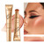 BARVENA Liquid Highlighter Wand，Liquid Highlighter Makeup Wand For Luminous, Glowing Skin, Buildable Formula, Vegan & Cruelty-Free Highlighter stick (Rose Ember)