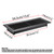 Sumnacon Pack of 6 Floor Vent Covers Metal Floor Register 4 x 12 Inch Heavy Duty Floor Vents with Adjustable Air Supply Lever, Walkable Black Vent Covers for Home Floor