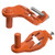 T-Post Gate Hinge Pins - Heavy Duty Gate Hanger, Hang a gate from a Metal T Post, Steel Gate Hinges Target Hanger for Farm Gate, Garden & Backyard Gate, Easy to Install (Patent)