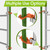 T-Post Gate Hinge Pins - Heavy Duty Gate Hanger, Hang a gate from a Metal T Post, Steel Gate Hinges Target Hanger for Farm Gate, Garden & Backyard Gate, Easy to Install (Patent)