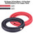 iGreely 1/0 Gauge Wire Welding Battery Pure Copper Cable Wire, Upgraded Heavy-Duty Insulation Flexible 1/0 AWG Battery Cable for Automotive,Solar,Marine,Car,Generator,Inverter-10 Feet Each Black&Red