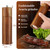 Acacia Wood Salt and Pepper Grinder Set with Base - Adjustable Ceramic Rotor Manual Pepper Mill and Salt Shaker - Refillable Wooden Spice Grinders for Kitchen Cooking, Farmhouse Decor & Gifts