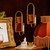 NIKKY HOME Gold Mirrored Taper Candle Sconces Set of 2, Vintage Wall Decor