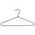 Rethink Your Room Clothes Hangers 60 Pack – Space Saving Fabric & Metal Hangers, Non-Slip Pant & Coat Hangers, Room Essentials, Closet, Durable Wardrobe Storage for Shirts, Suits & Pants – Grey/White