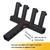 VANROUG Upgrade Hitch Mount 4 Truck Flag Pole Holder,Fishing Rod Storage Rack Adjustable Angle for Any Vehicle with Standard 2" Hitch Receiver,Black