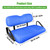 10L0L Golf Cart Leather Front Seat Cover for EZGO TXT - Soft PU Leather and Fitting Memory Foam, 3D Diamond Pattern, Golf Cart Vinyl Waterproof Replacement Seat Cover (Blue)