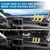 KUST Black Dash Cover for Ford Maverick 2022-2024 2025 2026 (Hybrid)(XL, XLT, Lariat) Polyester Dashboard Cover Non-Slip Center Interior Accessories for Maverick Sunshade No Glare