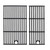 BBQration 17" Grill Grate for Charbroil Performance 2-Burner 463630021 463660421 463630422 463660021 Cooking Grate for Charbroil Grill Replacement Parts 463655621 463655021 G426-0004-W1 G426-0005-W1