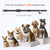 Small Dog Shock Collar for Small Dogs 5-15lbs, Ultra-Dog Training Collar with 3300Ft Remote Range,3 Training Mode Beep,Vibration,Shock, Waterproof Bark Collar (Black-B)
