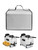 Heavy Duty Nylon Deep Fryer Cover Water-proof Heat-resistant Air Fryer Case for T-fal 3.5L Deep Fryer for All-Clad Electric Deep Fryers 3.5L Easy Clean Pro, 1700W Stainless Steel Fryer (Silver)