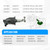 NOVAPARTS Electronic Turbo Wastegate Actuator for Honda CR-V 2017-2019 Honda Civic 2016-2019 Honda Accord 2018-2019 1.5 VTEC R4 1497ccm 134Kw 182HP K6T52372 18900-5AA-A01 49373-07011