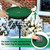 Heated Bird Bath, Lovppy 100W Thermostatically Controlled Heated Bird Baths for Outdoors Bird Bath Heater with Metal Stake, Heated Bird Bath for Outside Winter Garden Patio Yard Lawn (Green)