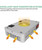 Hydro Crunch Two Led Grow Light with High Yield Diodes Full Spectrum LED Grow Lights for Indoor Plants Greenhouse Veg Bloom Light Hydroponic Grow Lamp (600 W), Two Lights Included.