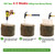 UNIFAMILY 10pcs Copper Nails for Killing Trees Stump Root, 3.15 Inch Long Pure Copper Nails Bulk with Drill, Heavy Duty Tree Stump Killer, Tree Removal Durable Spikes for Landscaping Gardening