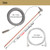Bitiontry Copper Grounding Rod with 40ft Female Ground Cord, Portable Ground Rod Kit,Great for Grounded Earth Connected Products (Grounding Rod Kit with 24 * 16” Grounding Mat ，Grounding Wristband)
