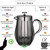 VeoHome - 1 Litre piston coffee maker - Unbreakable and keeps coffee hot for a long time thanks to its double stainless steel shell…