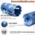 DaduoRi 3" Dry Core Drill Bit, 5/8"-11 Thread, with 3 Adapters Included: SDS Plus, SDS Max and 1/2" Hex Shank; 9.5" Drilling Depth Core Bits for Concrete,Brick Block,Stucco and Masonry (No Pilot Bit)